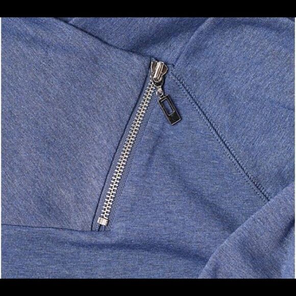 Susan Graver Weekend Heathered Brushed Knit Pullover Top - Picture 3 of 4